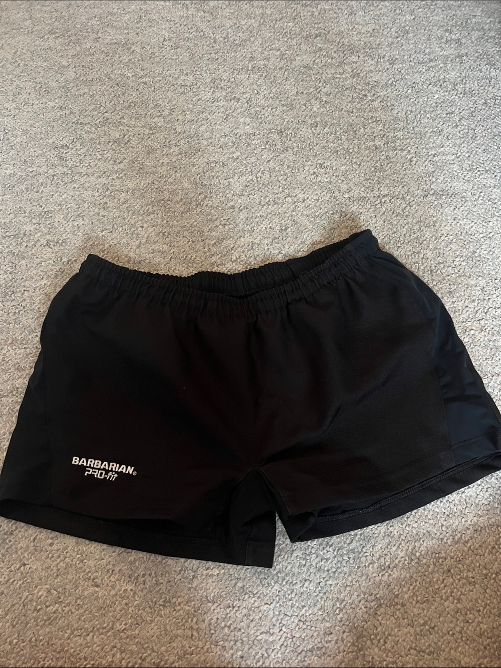 Barbarian Pro-Fit Women's Black Athletic Shorts (Rugby)